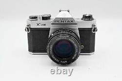 Pentax Asahi K1000 35mm SLR Camera Kit with 50mm f/1.4 Lens Made in Japan -VG