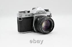 Pentax Asahi K1000 35mm SLR Camera Kit with 50mm f/1.4 Lens Made in Japan -VG