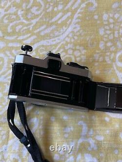 Pentax Asahi K1000 35mm Silver Black Film Camera with50mm & 80/200 Lens 160 Flash