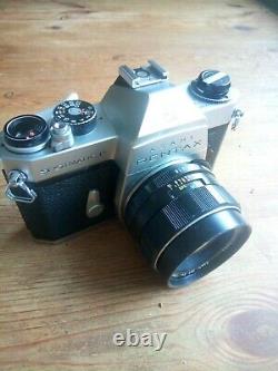 Pentax Asahi Spotmatic SPF SLR 35mm Film Camera with 55mm f/1.8 Takumar SMC Lens