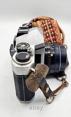 Pentax K1000 35mm Film Camera 50mm SMC Lens, 200mm Tele Converter Lens, Flash +