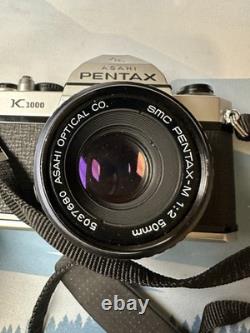 Pentax K1000 35mm Film Camera withFast 50mm F2.0 Lens Working Very Good Condition