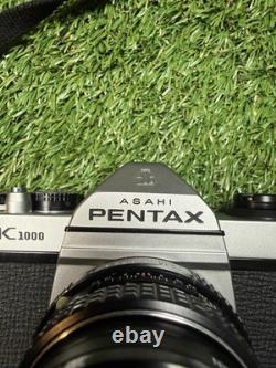 Pentax K1000 35mm Film Camera with Pentax-M 50mm f/2 Lens Tested Works