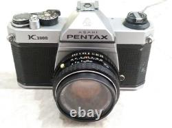 Pentax K1000 35mm Film Camera with SMC PENTAX-M 12 50 mm lens. READ WELL