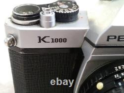 Pentax K1000 35mm Film Camera with SMC PENTAX-M 12 50 mm lens. READ WELL