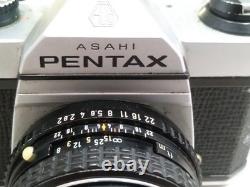 Pentax K1000 35mm Film Camera with SMC PENTAX-M 12 50 mm lens. READ WELL