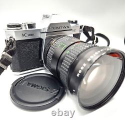 Pentax K1000 35mm SLR Film Camera with 28-80mm Lens Tested & Working Great