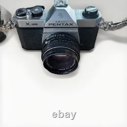Pentax K1000 35mm SLR Film Camera with 50mm Lens Kit Tested Working