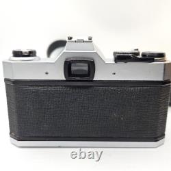 Pentax K1000 35mm SLR Film Camera with 50mm Lens Kit Tested & Working Great