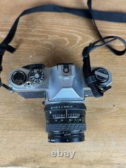Pentax K1000 35mm SLR Film Camera with 50mm Lens Kit Tested & Working Great