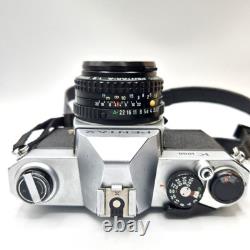 Pentax K1000 35mm SLR Film Camera with 50mm Lens Kit Tested & Working Great