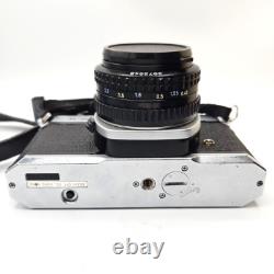 Pentax K1000 35mm SLR Film Camera with 50mm Lens Kit Tested & Working Great