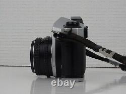 Pentax K1000 35mm SLR Film Camera with 50mm Lens Kit Tested & Working Vintage