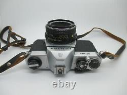 Pentax K1000 35mm SLR Film Camera with 50mm Manual Focus Lens Very Good