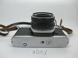 Pentax K1000 35mm SLR Film Camera with 50mm Manual Focus Lens Very Good