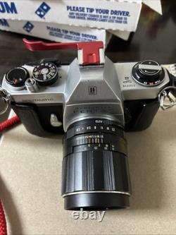 Pentax K1000 Manual Focus SLR Film Camera with Super Tukimar Lens 100 MM