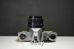 Pentax K1000 SLR 35mm Film Camera SMC Pentax-M f/2 Lens Serviced