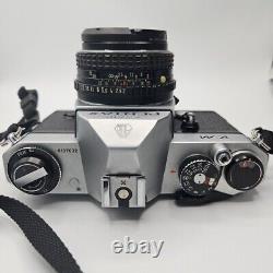 Pentax KM 35mm SLR Film Camera with 50mm f/2.0 Lens Tested & Working Great