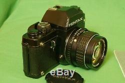 Pentax LX 35mm film SLR camera with SMC Pentax-M 50mm f/1.4 prime lens