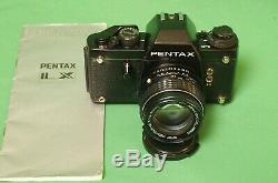 Pentax LX 35mm film SLR camera with SMC Pentax-M 50mm f/1.4 prime lens