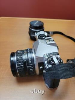 Pentax ME F 35mm Film Camera with Lens Vintage SLR Camera Untested