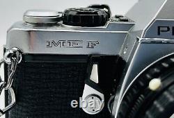 Pentax ME F 35mm SLR Film Camera w Pentax-M 50mm f1.7 lens Tested Excellent