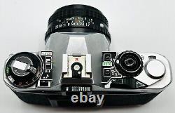 Pentax ME F 35mm SLR Film Camera w Pentax-M 50mm f1.7 lens Tested Excellent