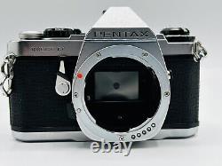Pentax ME F 35mm SLR Film Camera w Pentax-M 50mm f1.7 lens Tested Excellent