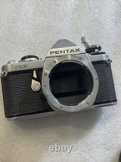 Pentax ME Film Camera with 50 mm lens Student Film Tested Good Light Meter