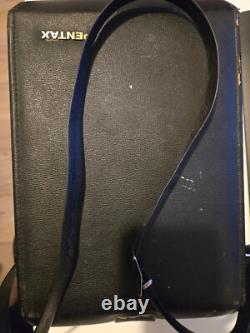 Pentax ME Super 35mm SLR Film Camera, Lenses and case. NOT TESTED