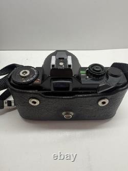 Pentax MV 35mm Film SLR Camera + SMC 28mm f/2.8 Lens + AF200S Flash + Case Kit
