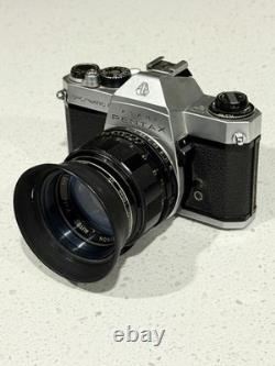 Pentax Spotmatic SP F 35mm Film Camera + 3 Lenses Classic M42 System Excelle