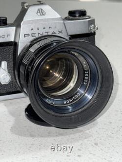 Pentax Spotmatic SP F 35mm Film Camera + 3 Lenses Classic M42 System Excelle