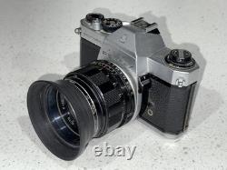 Pentax Spotmatic SP F 35mm Film Camera + 3 Lenses Classic M42 System Excelle