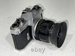 Pentax Spotmatic SP F 35mm Film Camera + 3 Lenses Classic M42 System Excelle