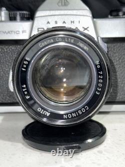 Pentax Spotmatic SP F 35mm Film Camera + 3 Lenses Classic M42 System Excelle