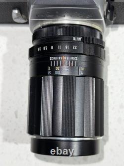 Pentax Spotmatic SP F 35mm Film Camera + 3 Lenses Classic M42 System Excelle