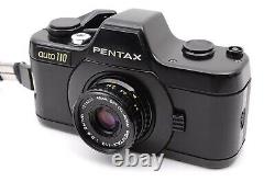 Pentax auto110 SLR Film Camera Black with 24mm f/2.8 Lens From JAPAN MINT #219