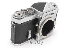 RARE! 648xxxx N/MINT Nikon F Eye Level 35mm Film Camera 50mm 1.4 Lens JAPAN