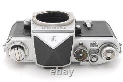 RARE! 648xxxx N/MINT Nikon F Eye Level 35mm Film Camera 50mm 1.4 Lens JAPAN