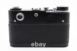 RARE BLACK? Near MINT? FED 5B Rangefinder Film Camera 55mm F/2.8 Lens JAPAN