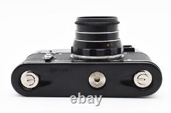 RARE BLACK? Near MINT? FED 5B Rangefinder Film Camera 55mm F/2.8 Lens JAPAN