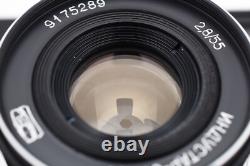 RARE BLACK? Near MINT? FED 5B Rangefinder Film Camera 55mm F/2.8 Lens JAPAN