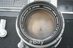 RARE! EXC Canon Model 7 & 50mm f1.8 Lens with Original BOX From JAPAN