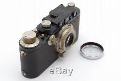 RARE! EXC+++++Leica Leitz III Black Rangefinder With Nickel Elmar 50mm F/3.5 Lens
