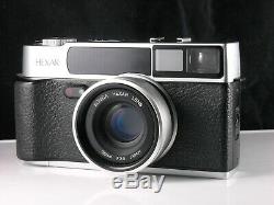 RARE Konica Hexar AF cult film camera, with 35mm f2.0 lens + flash