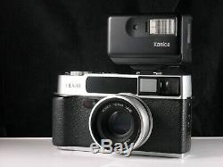 RARE Konica Hexar AF cult film camera, with 35mm f2.0 lens + flash