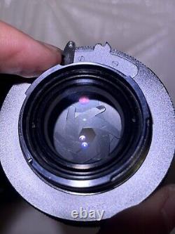RARE? MINT with HOOD? Konica FS Film Camera Hexanon 52mm F/1.8 From Japan