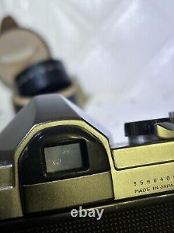 RARE? MINT with HOOD? Konica FS Film Camera Hexanon 52mm F/1.8 From Japan