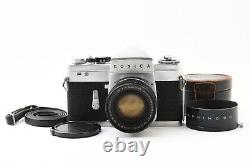 RARE? MINT with HOOD? Konica FS Film Camera Hexanon 52mm F/1.8 From Japan